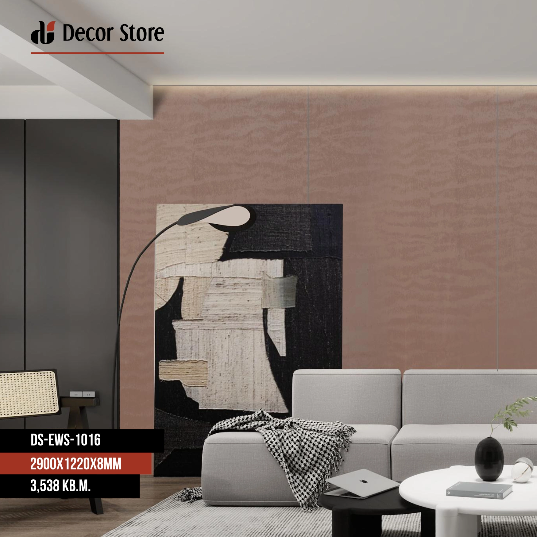 Wall bamboo veneer board DS-EWS-1016 4 Wall bamboo veneer board DS-EWS-1016 - Image 4