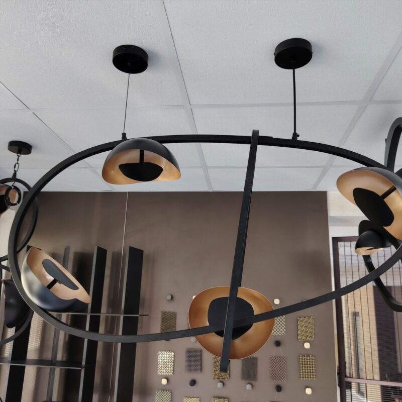Black designer chandelier DS-80234 (Копие)