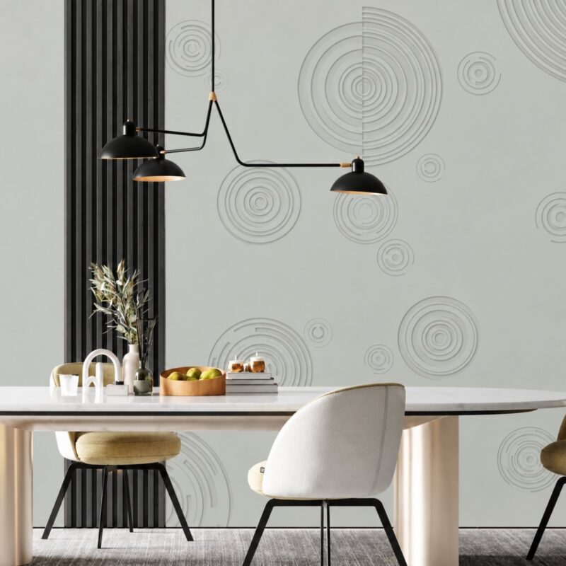 Velour gray accent wallpaper DS-3MU-B11A+3MU-B11B (Копие)